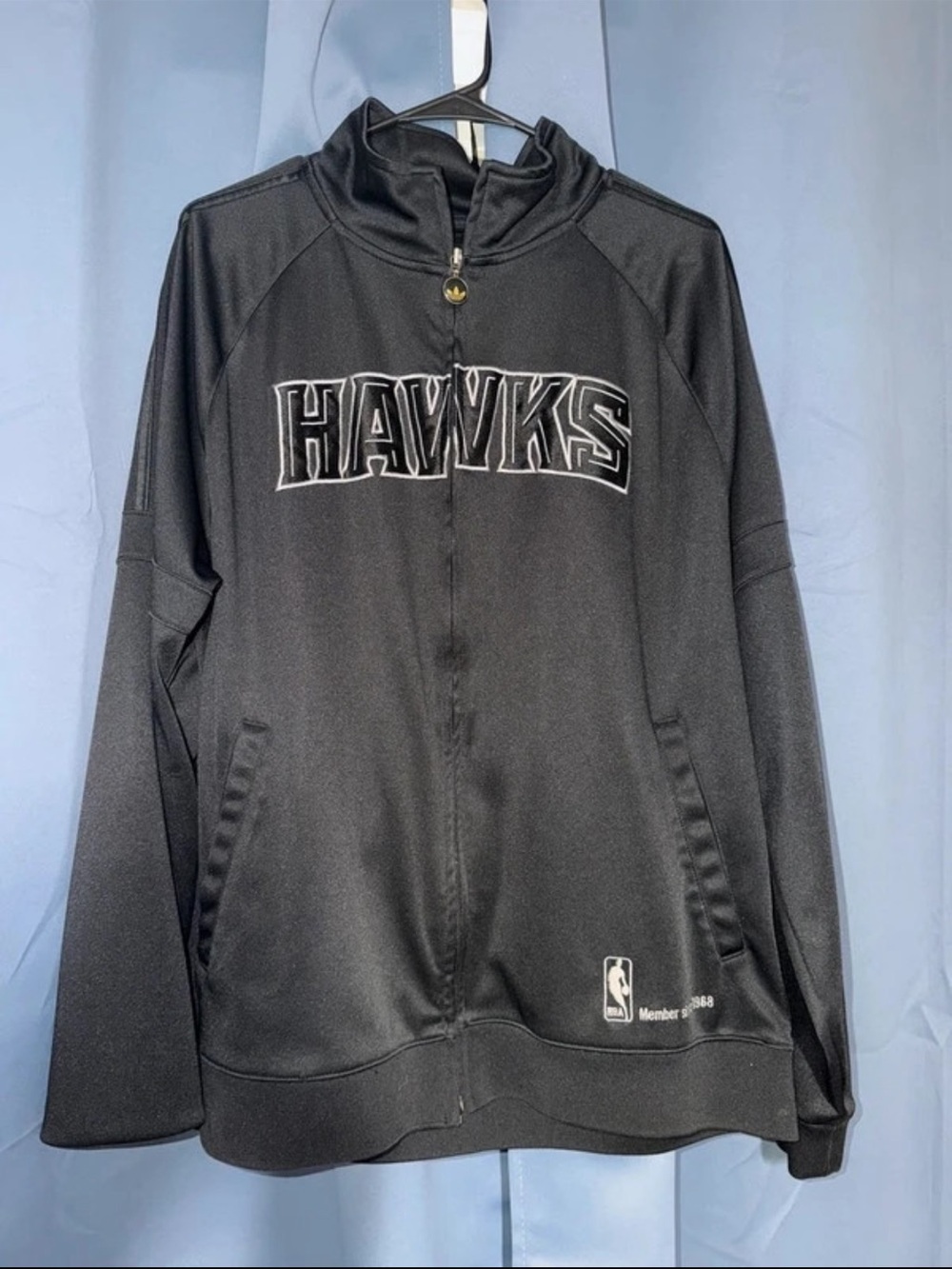 adidas Black HAWKS Full-Zip Performance Jacket